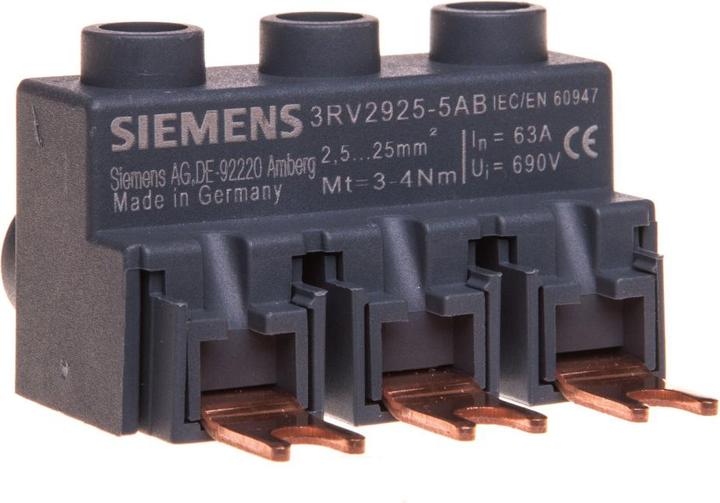 Actual product image Siemens INFEED TERMINAL,3 PHASE,S00/S0