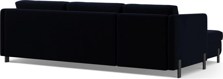Image du produit Micadoni Canapé D'Angle Velours Droit Convertible, "Gloria", 4 Places, 260x170x80Fabriqué en Europe (Canapé d'angle)