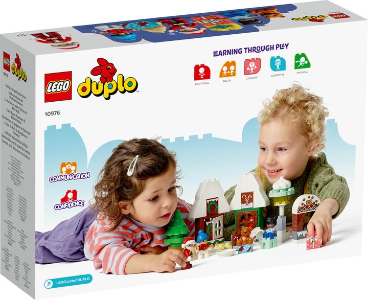Image du produit LEGO Maison en pain d'épice avec le Père Noël (10976)