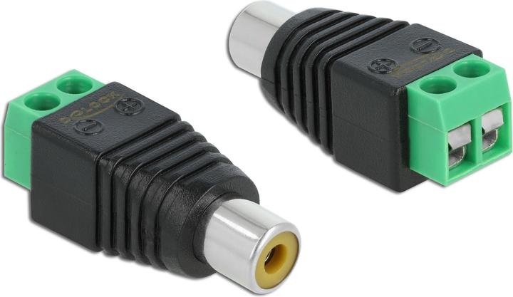 Actual product image Delock Adapter RCA female > Terminal Block (Jack adapter)