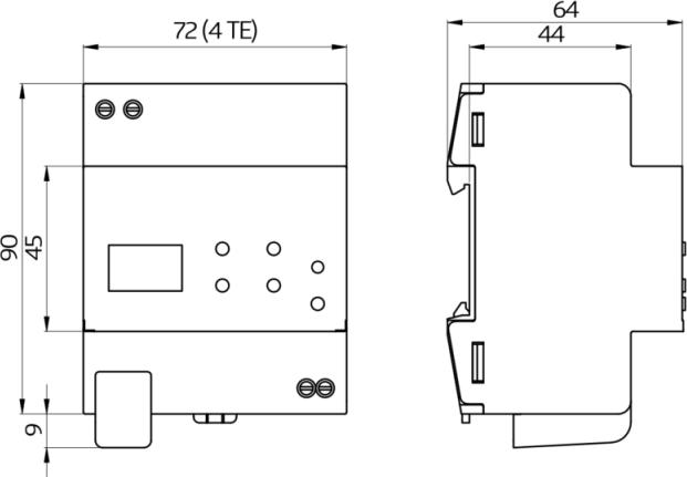 Produktbild BEG DA64-230/KNX REG Gateway