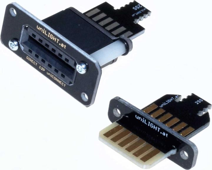 Produktbild Unilight Direktsteckverbindung DIRECT mit 6 primä ren Polen für 2 Servos, Bausatz, 2pcs