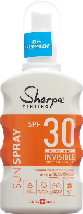 Actual product image Sherpa Tensing Invisible (Sun spray, SPF 30, 175 ml, 184 g)