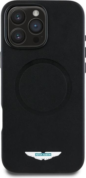 Immagine prodotto Aston Martin Case HC FW Logo to iPhone 16 Pro Max MagSafe black (Apple iPhone 16 Pro Max)