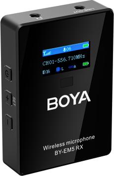 Produktbild Boya BY-EM5-K1 - UHF-Kit 1x Transmitter / 1x Receiver (BY-EM5-K1)