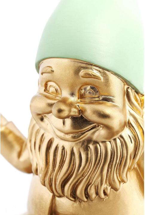Immagine prodotto Kare Design Figura deco meditazione nana meditazione oro verde 19cm (22 x 12 x 18 cm)