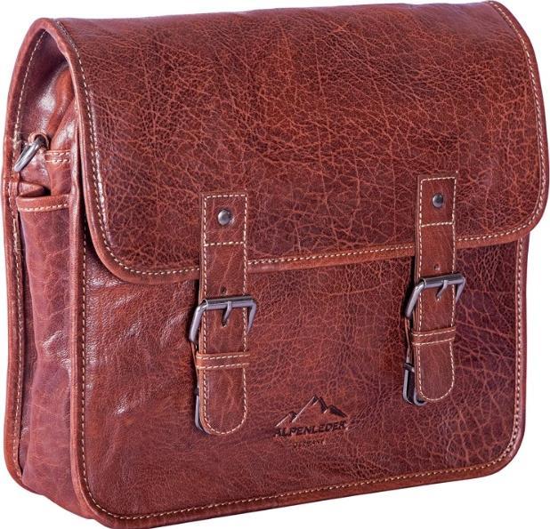 Produktbild Alpenleder Kameratasche Reporter (Kamera Schultertasche, 12.18 l)