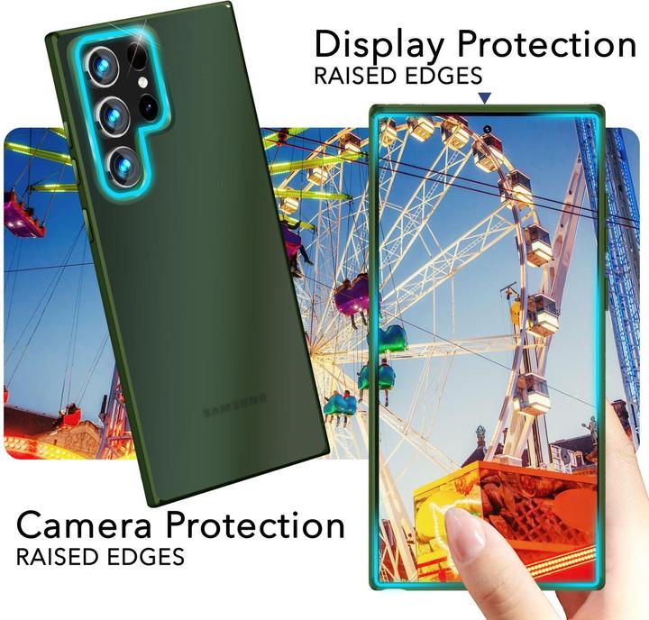 Immagine prodotto Nalia Copertura ibrida semitrasparente con cornice protettiva (Samsung Galaxy S24 Ultra)