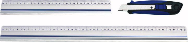 Actual product image Wedo Aluminium cutting ruler (500 mm)
