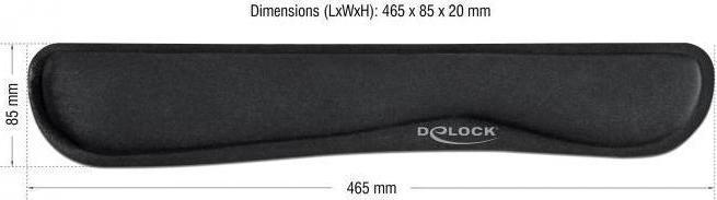 Actual product image Delock Wrist rest
