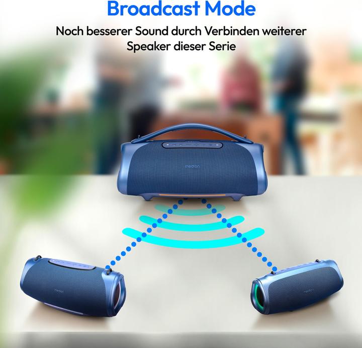 Immagine prodotto Medion LIFE® P61762 Altoparlante Bluetooth® portatile (47 h)