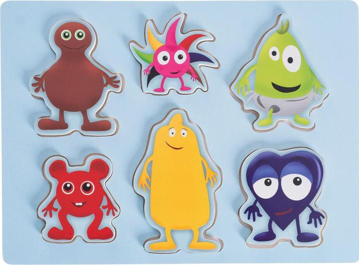 Actual product image Teddykompaniet Babblarna - Puzzle - 6 figures (TK12356) (6 pieces)