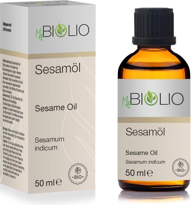 Actual product image MyBiolio Sesame oil (Body oil, 50 ml)