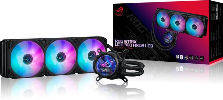 Produktbild ASUS ROG STRIX LC III 360 ARGB LCD (schwarz)