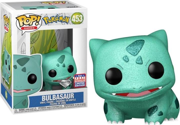 Actual product image Funko POP! Games Pokémon Bulbizarre Diamond Edition Limitée Summer Convention 2021