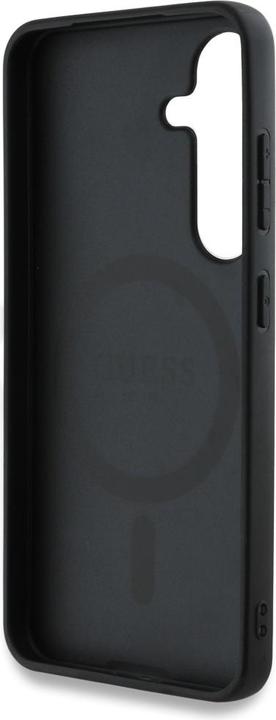 Produktbild Guess Etui 4G Round Patch Classic Logo MagSafe do Samsung Galaxy S25 Plus niebieski (Samsung Galaxy S25+)