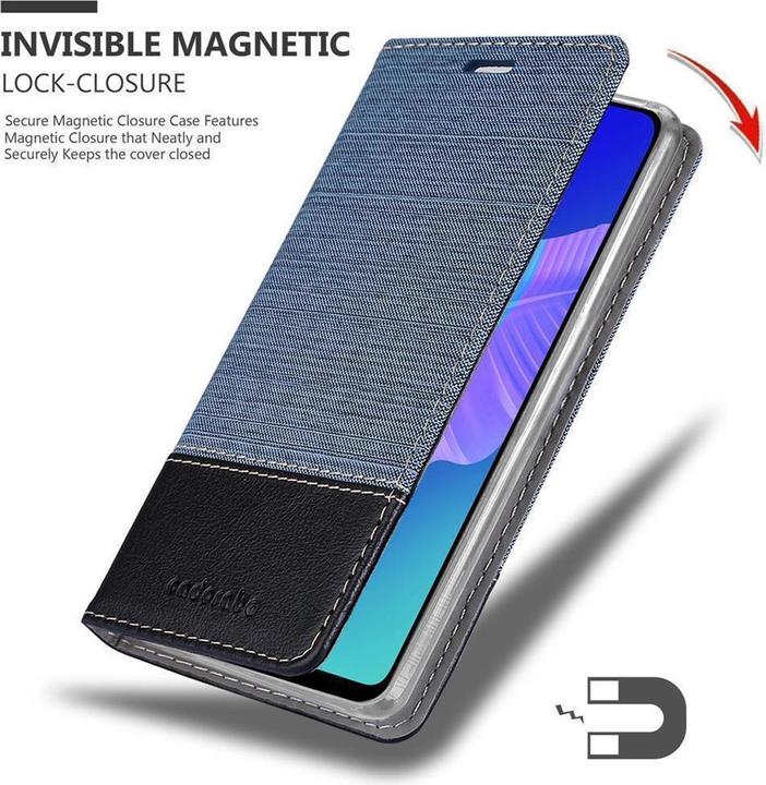 Image du produit Cadorabo Couverture look jeans Book (Huawei Nova 7i, Huawei P40 Lite)