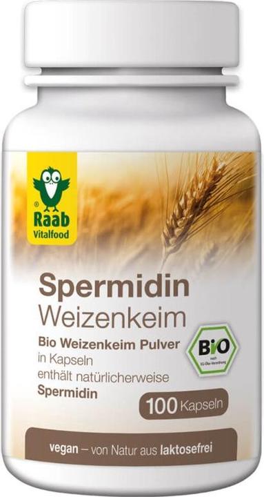 Raab Spermidin Weizenkeim Bio (100 Stück, Kapseln)