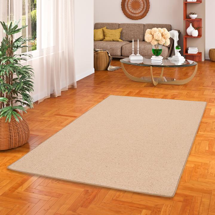 Produktbild Berber Natur Teppich Wolle (160 x 160 cm)