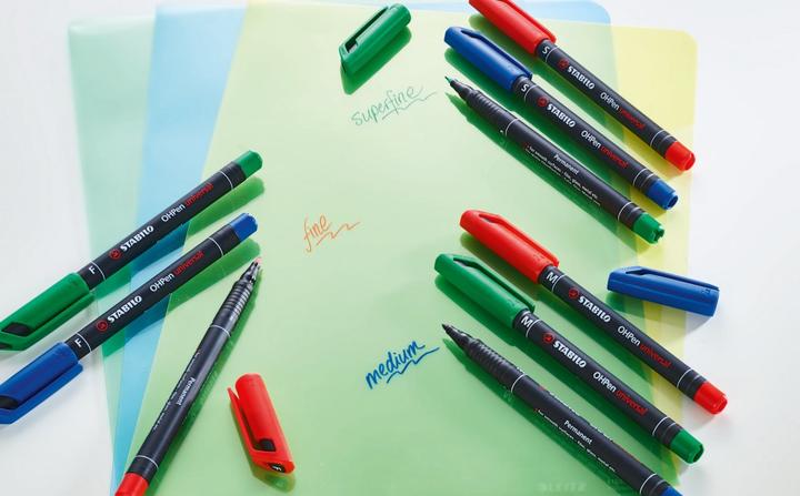 Image du produit STABILO Folienstift OHPen universal Superfein, Schwarz, 10 Stück (Noir, 0.40 mm, 10 x)