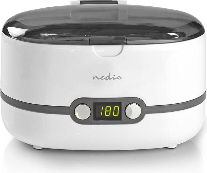 Nedis Nettoyeur à ultrasons pour bijoux, 600ml, minuterie (43 kHz, 600 ml)