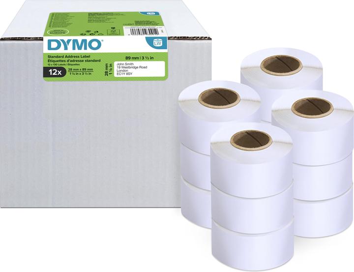 Produktbild Dymo ® LW - Standardadressetiketten Permanent Papier - - 2093091