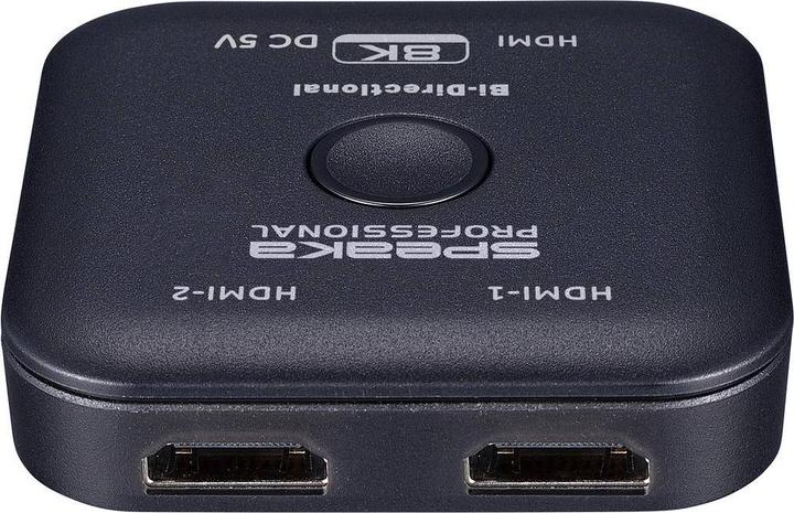 Image du produit SpeaKa Professional SP-11990132 Commutateur HDMI 2+1 ports utilisable de manière bidirectionnelle 76