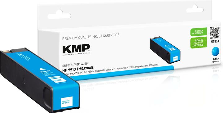 Produktbild KMP Tinte ersetzt HP991X (M0J90AE) (C)