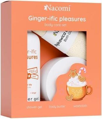 Produktbild Nacomi Body Care Ginger Set - Duschgel 300ml, Körperbutter 100ml, Badehandschuh (300 ml)