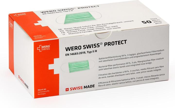 Produktbild Wero Swiss Hygienemaske (Typ IIR, 50 x)