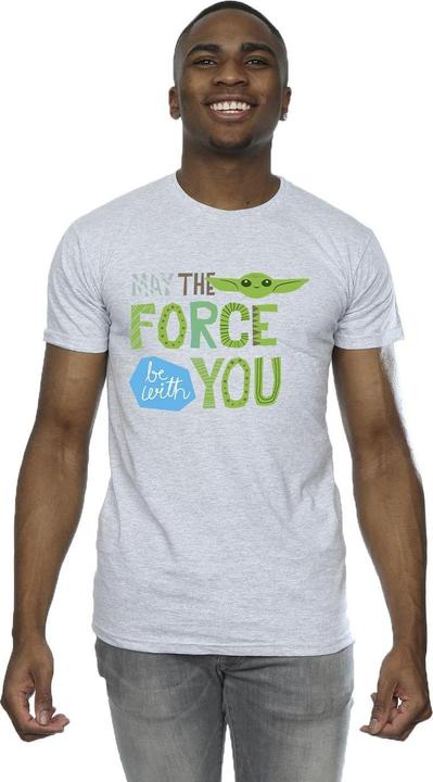 Image du produit Star Wars - T-shirt THE MANDALORIAN MAY THE FORCE BE WITH YOU - Homme (4XL)