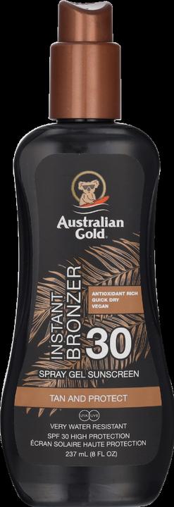 Image du produit Australian Gold Vaporiser le gel avec de la poudre bronzante (Spray solaire, Gel solaire, SPF 30, 237 ml)