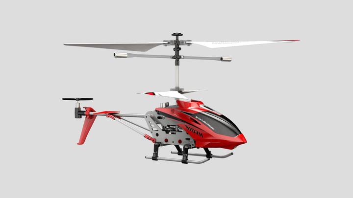 Actual product image Syma R/C S107H Helicopter 23 cm Rød