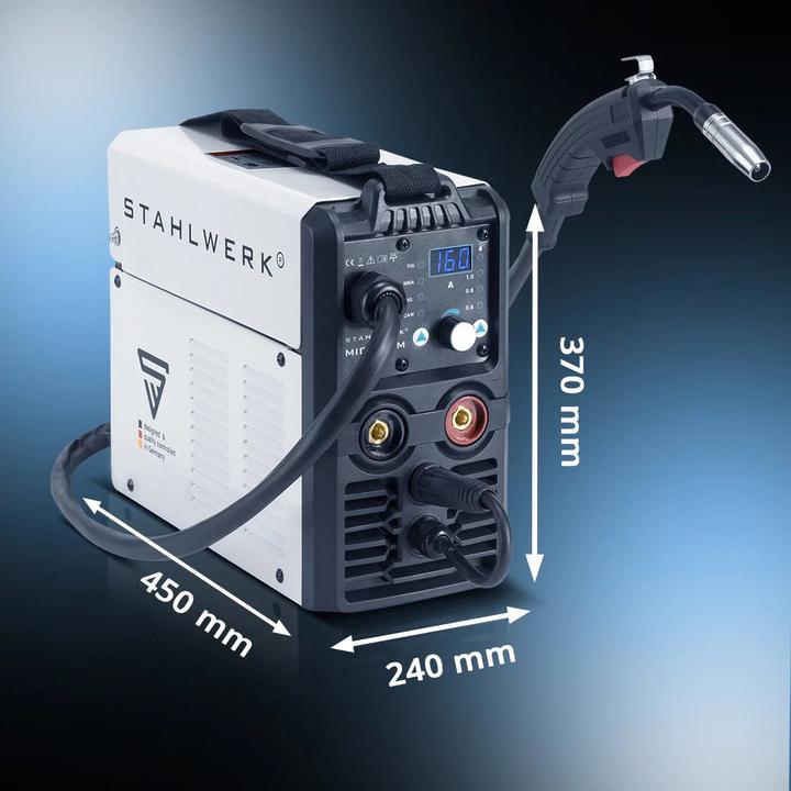 Produktbild Stahlwerk Schweissgerät MIG MAG 160 M Lift TIG Starter Set mit 160 Ampere
