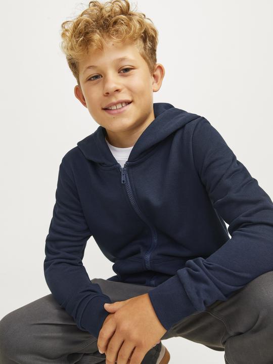 Actual product image Jack & Jones Jjebradley Sweat Zip Hood Noos Jnr (128)