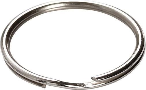 Produktbild Creativ Company Schlüsselringe 20mm, Set mit 8 Stück, aus Metall