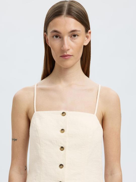 Image du produit Selected Femme Baumwollmix Spaghettiträger-Top (42)
