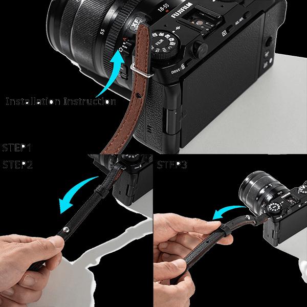 Produktbild SmallRig Universal Leather Camera Shoulder Strap (Black) 5208 (Schultergurt)