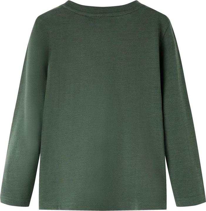 Produktbild VidaXL Kinder-Langarmshirt Dunkelgrün 128,Material: 100 (128)