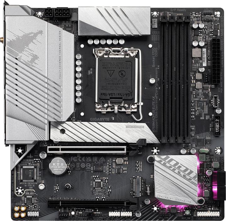 Produktbild Gigabyte B760M AORUS ELITE AX (LGA 1700, Intel B760 Express, mATX)