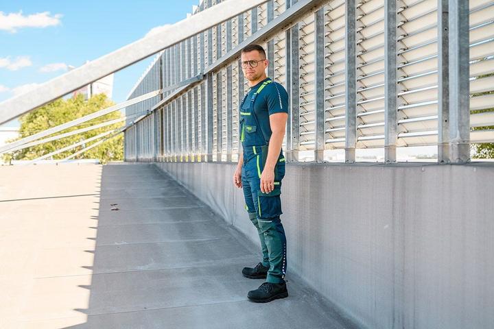 Image du produit Topex Salopette de travail premium avec éléments réfléchissants, renfort Cordura M (M)