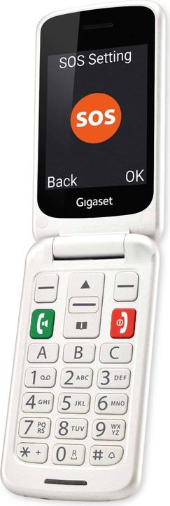 Image du produit Gigaset GL590 Double SIM - Pearl-white (0.03 Go, Blanc nacré, Titan Pearl White, 2.80", Double SIM, 0.30 Mpx, 2G)