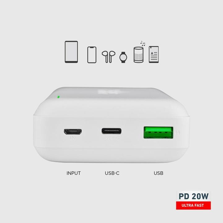 Image du produit SBS Power Bank (20000 mAh, 20 W, 74 Wh)