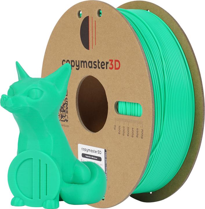 Immagine prodotto Copymaster3D Turbo PLA filament for 3D printer, 1.75 mm, mint green (PLA, 1.75 mm, Verde)