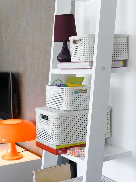 Productafbeelding Curver 3 STYLE opbergdozen crème 44,5 x 33,0 x 24,8 cm (45 x 33 x 25 cm, 30 l)
