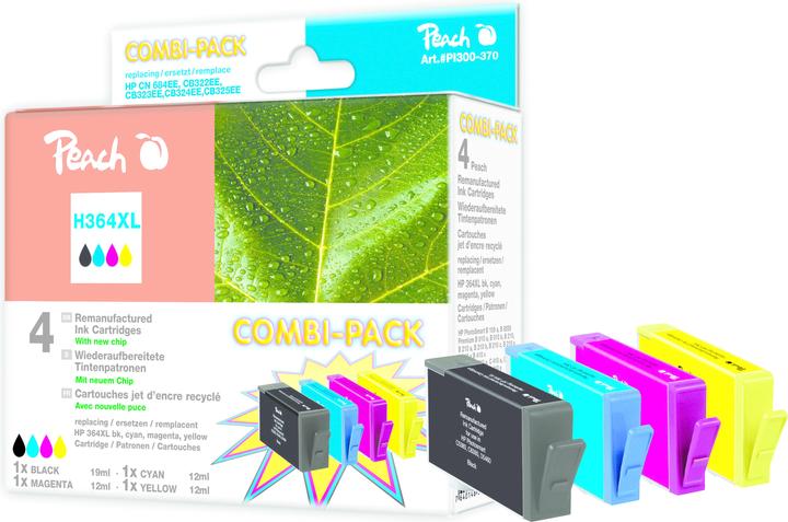 Productafbeelding Peach 364XL Multipack (M, BK, Y, C)