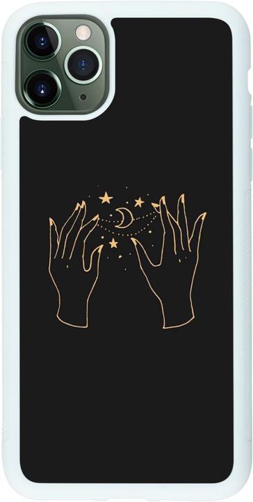 Image du produit PhoneLook Coque Silicone rigide blanc Grey magic hands (Apple iPhone 11 Pro Max)