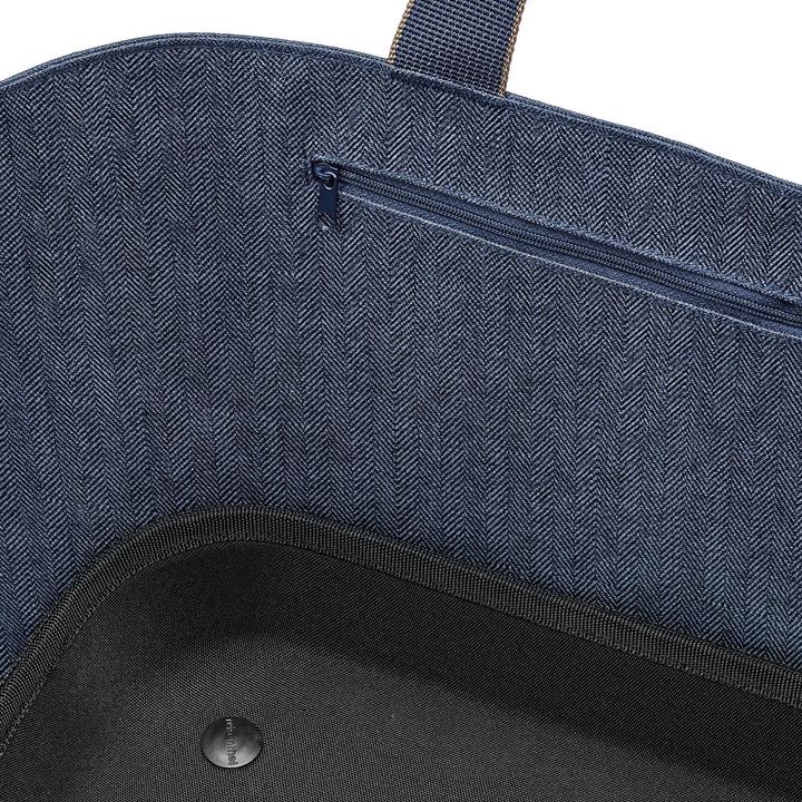 Produktbild reisenthel Tasche Shoppingbasket Herringbone Dark Blue