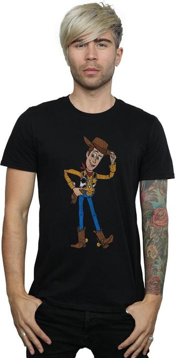 Actual product image Disney Mens Toy Story 4 Sheriff Woody Pose T-Shirt (5XL)