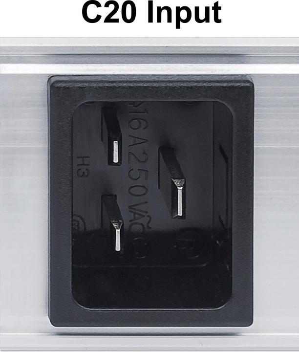 Actual product image Intellinet Power socket C13+C19 PDU vert. Mounting